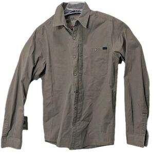 5.11 Tactical Mens Shirt Small Beige Button Up Lightweight Work Outdoor